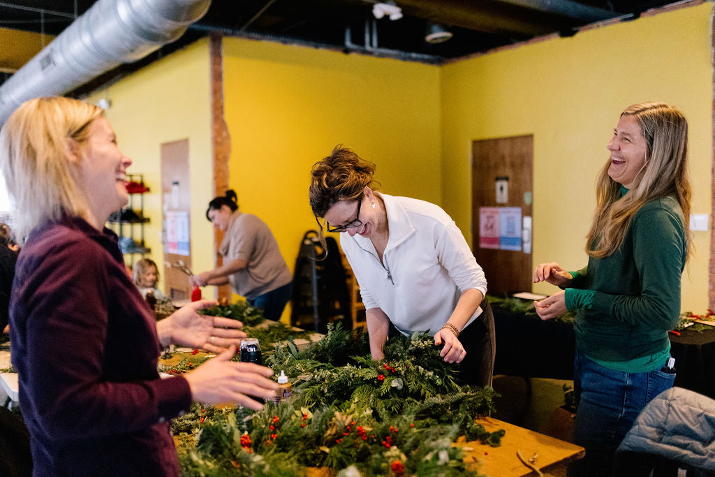Winter Wreath Workshop image 5