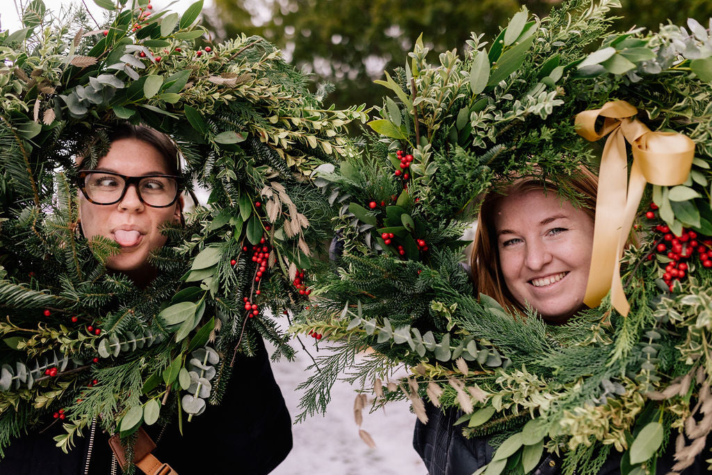 Winter Wreath Workshop image 4